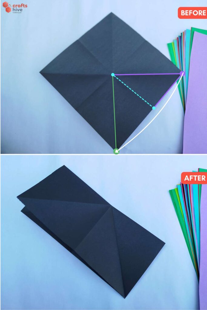 Step #4 Collapse into Square Base (3)
