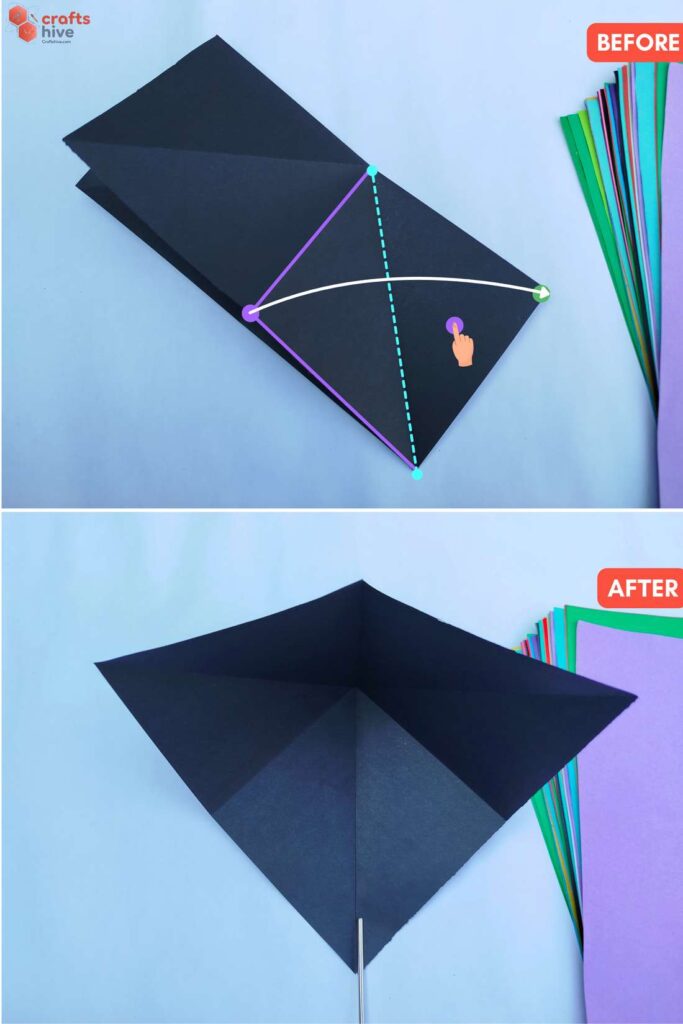 Step #4 Collapse into Square Base (4)