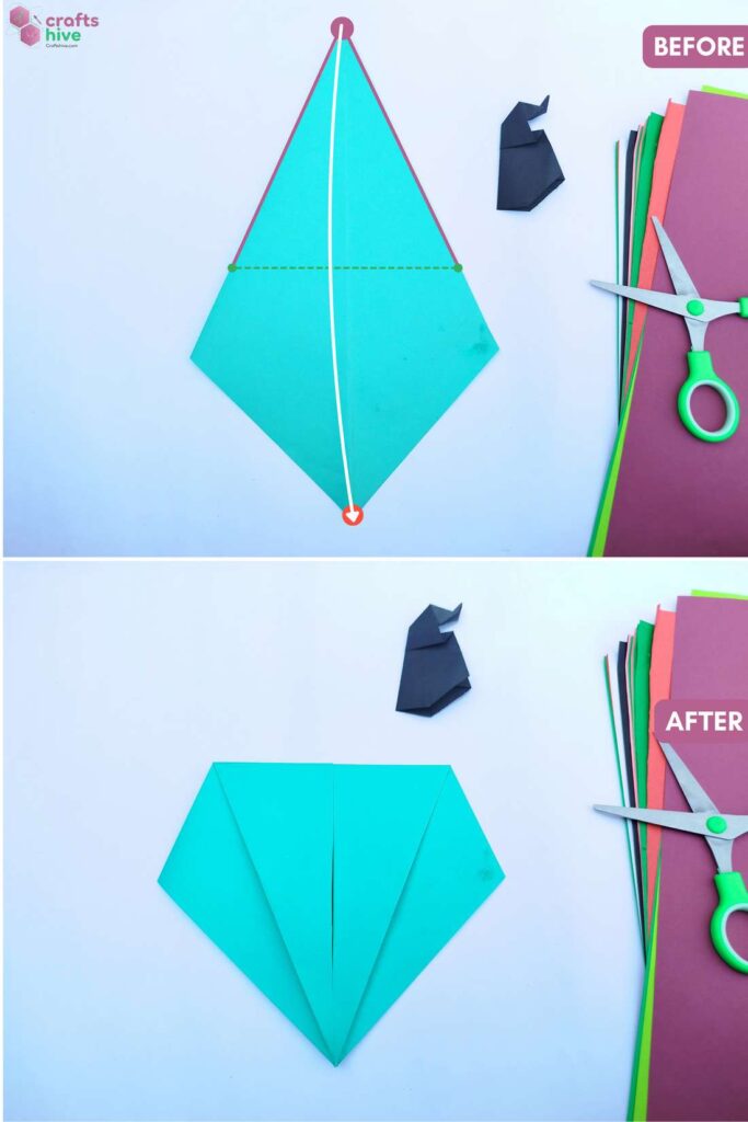 Step #4 Fold Down