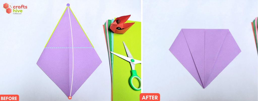 Step #4 Mountain Fold