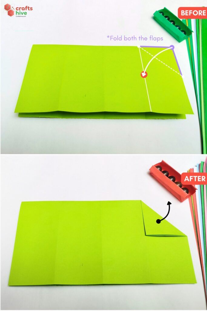 Step #6 Diagonal Crease (Left)