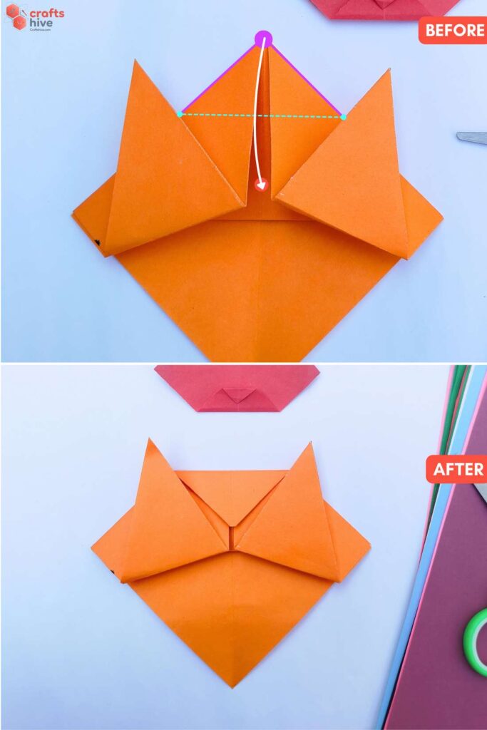 Step #6 Mountain Fold