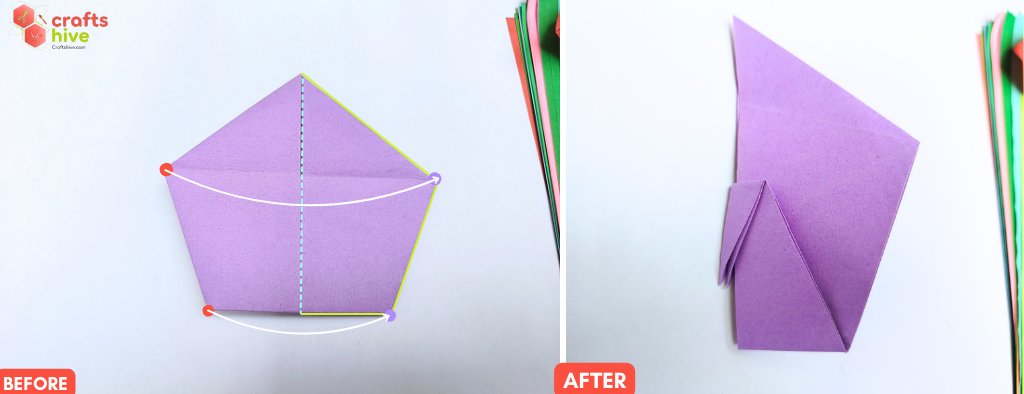fold in half