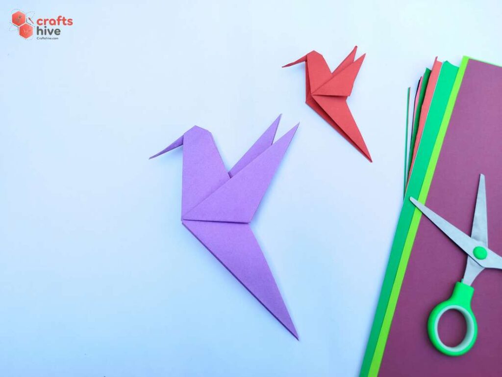 fold origami bird (4)
