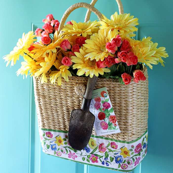 DIY summer purse upcycle project