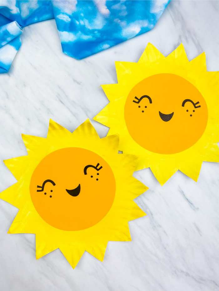Paper Plate Sun Craft