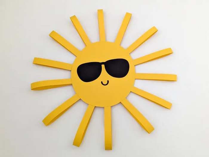 Easy Paper Sun Craft