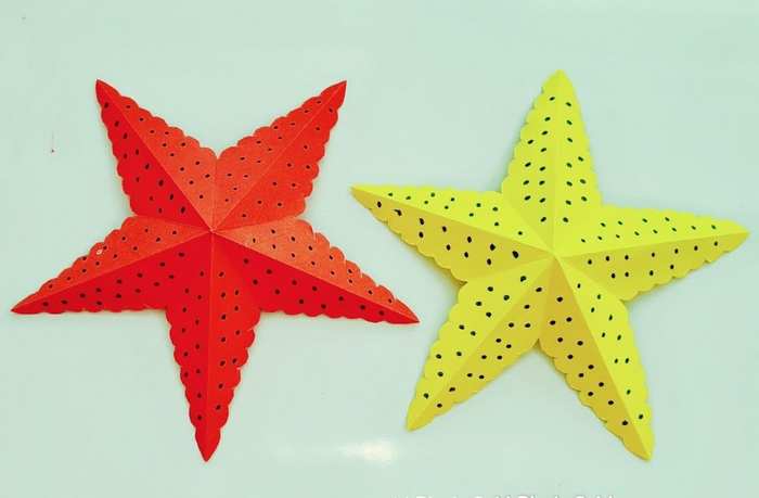 DIY paper starfish craft simple ocean themed activity for kids