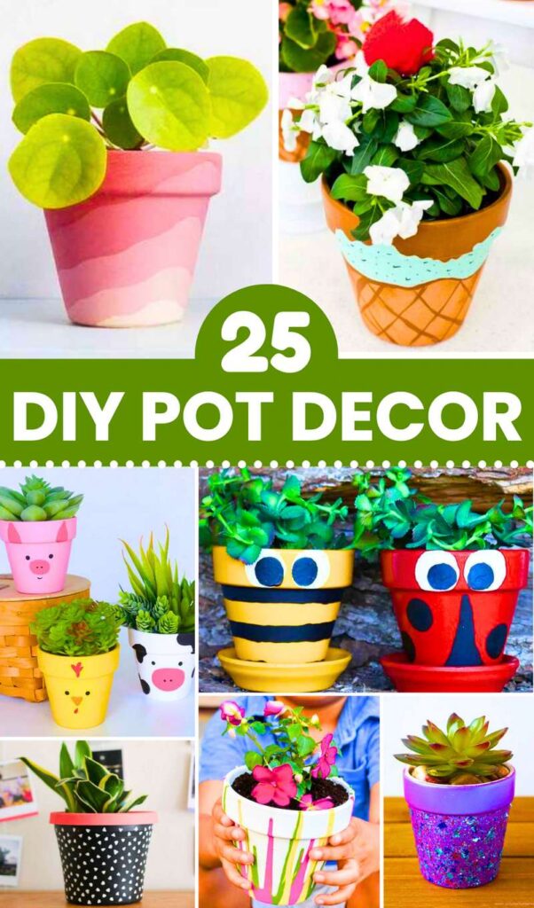 DIY pot painting decor ideas