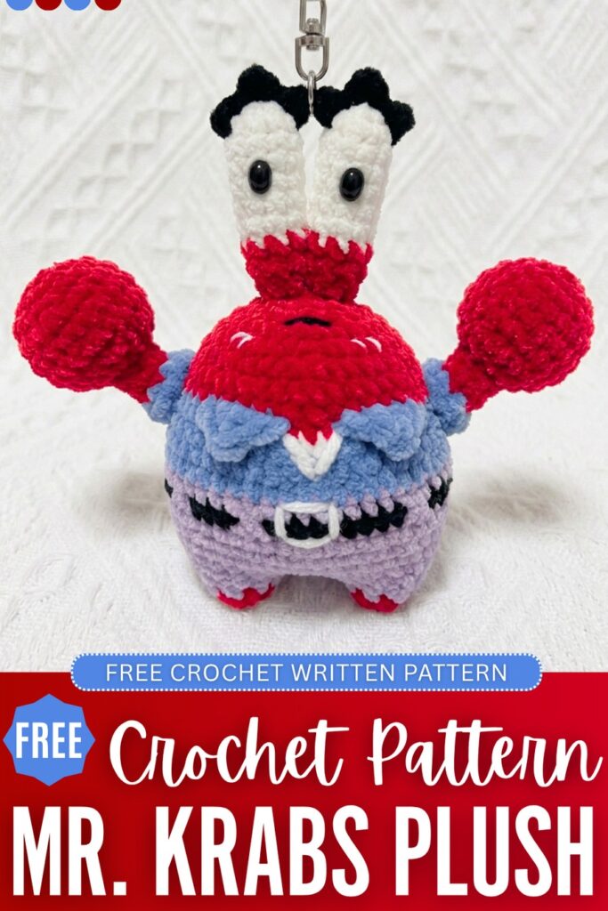 crochet mr. krabs