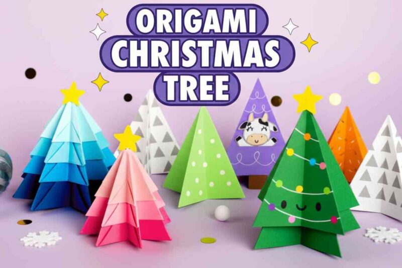 How to Make an Origami Christmas Trees (5 Cute Ideas)