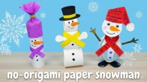 10 Ways to Craft No-Origami Paper Snowman for Kids
Crafter 123 Easy Paper Crafts DIY