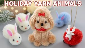 6 Ways to DIY Holiday Yarn Animal Plushies for Kids
Crafter MiLena