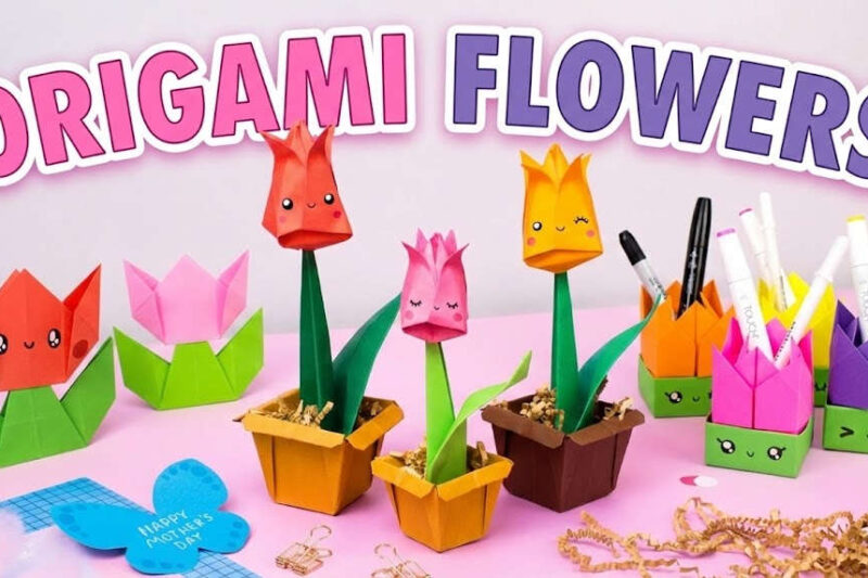 6 Ways to Make Origami Flower for Spring