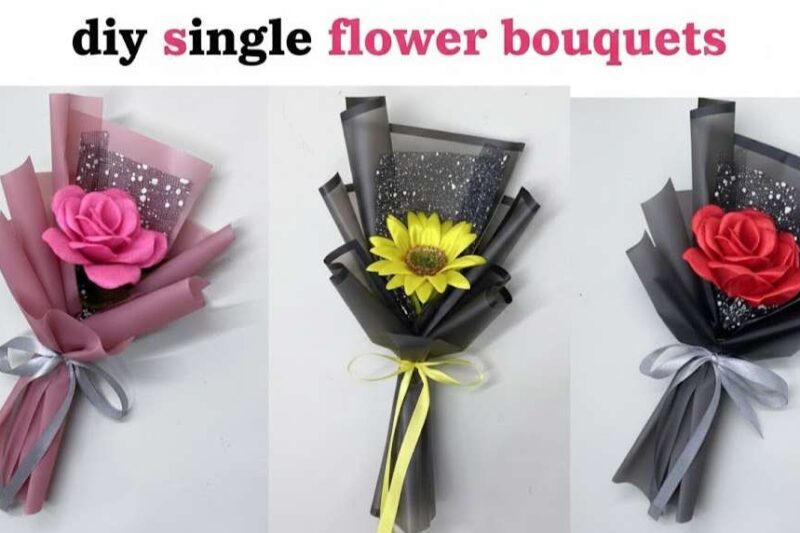 8 Ways to DIY Single Flower Bouquets for Spring