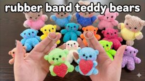 5 Ways to DIY Teddy Bear from Rubber Bands
Crafter Aroo Art