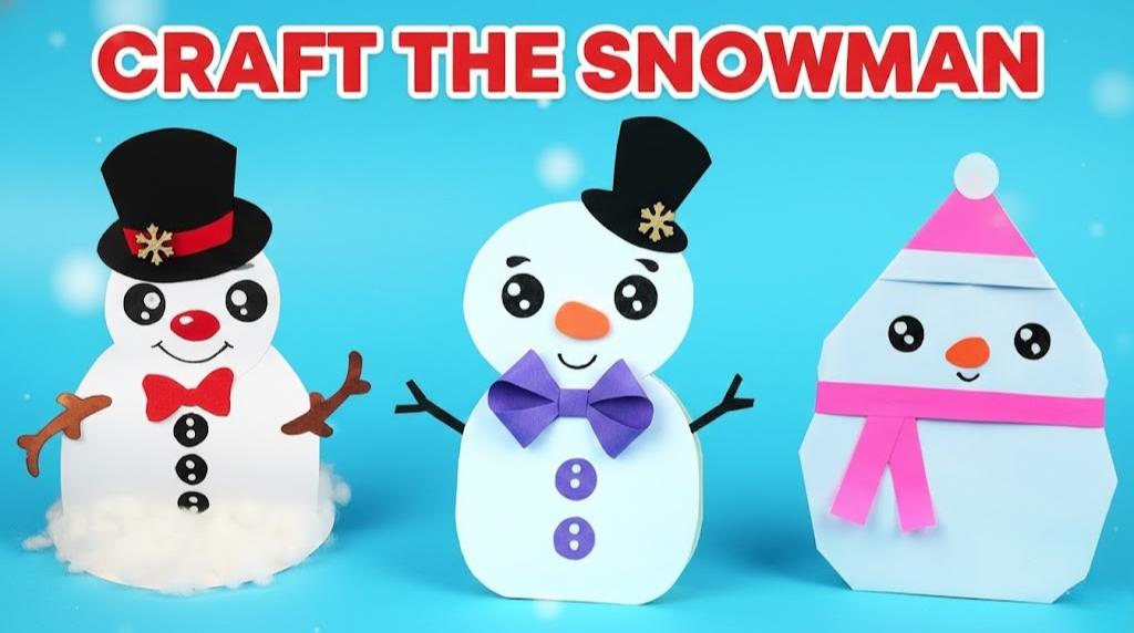 diy snowman paper crafts