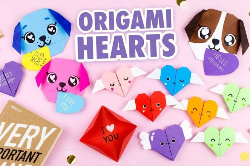 7 Ways to Make Origami Hearts for SPEICAL DAYS