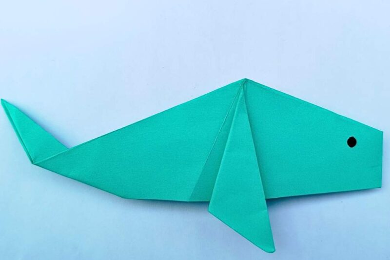 How to Fold Origami Traditional Carp Fish in 12 Steps