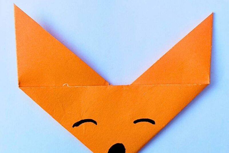 How to Fold Easy Origami Fox in 1 Minute