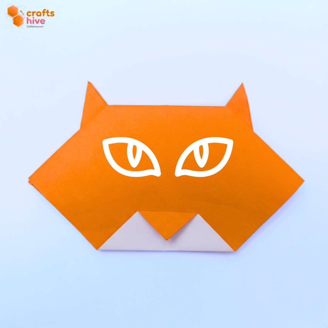 How to Fold Origami Traditional Cat Face