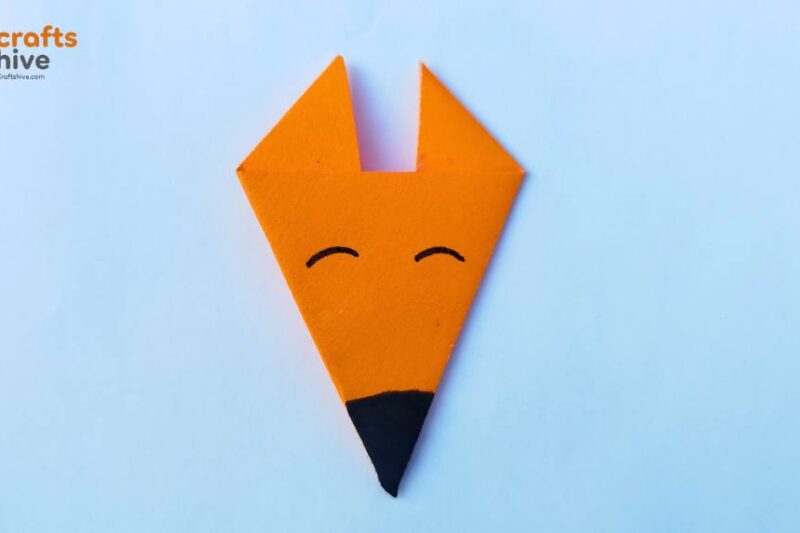 How to Fold the Origami Fox Face (Easy Craft)