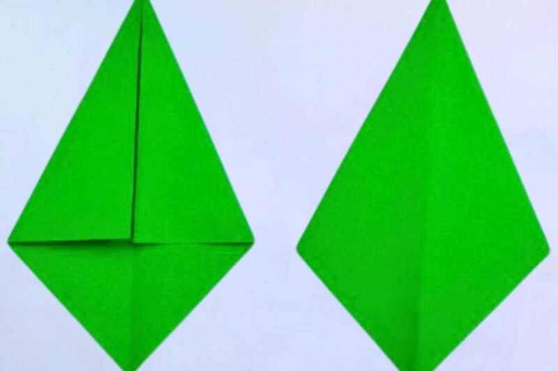 How to Make Origami Kite Base in 4 Steps