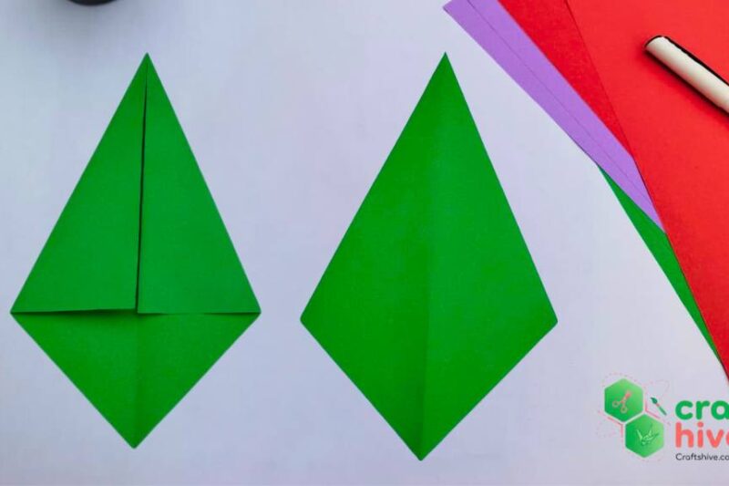 How to Make Origami Kite Base in 4 Steps