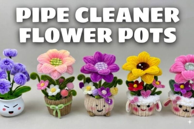 Ways to Craft Pipe Cleaner Flower Decorations for Spring