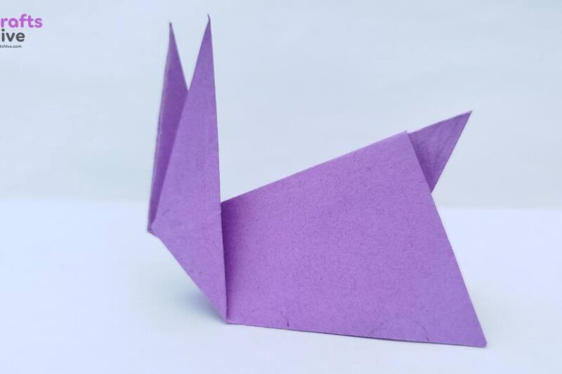 How to Fold Traditional Origami Bunny for Kids