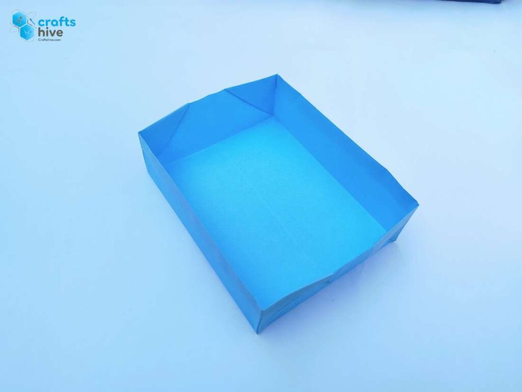 How to Fold Origami Rectangle Box for Students : Crafts Hive