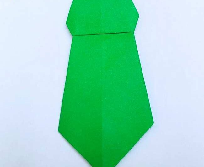 How to Fold Easy Origami Tie for Father’s Day