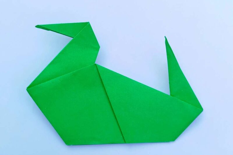 How to Fold Traditional Origami Duck in Minutes