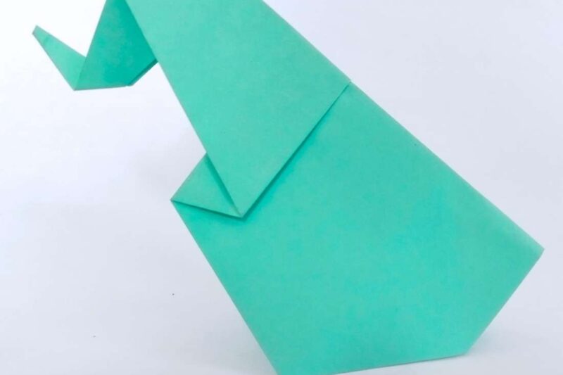 How to Fold Easy Origami Elephant for Kids