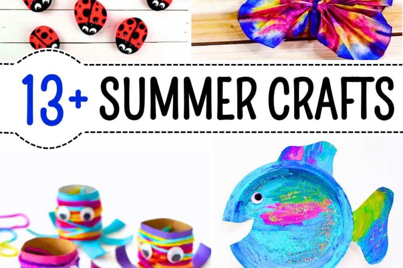 Try These UNIQUE Summer Crafts for Kids