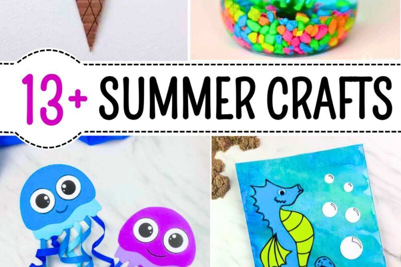 Low-Skill Summer Crafts for Preschoolers’