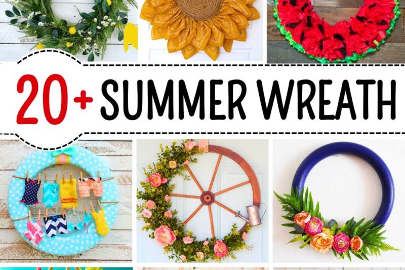 Ways to Craft Summer Wreath (Budget Friendly Ideas)