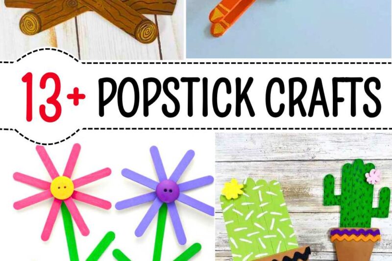 Simple Ways to DIY Pop Stick Crafts for Kids