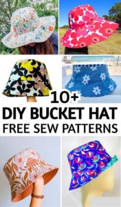 Ways to Sew Bucket Hat with FREE PATTERNS