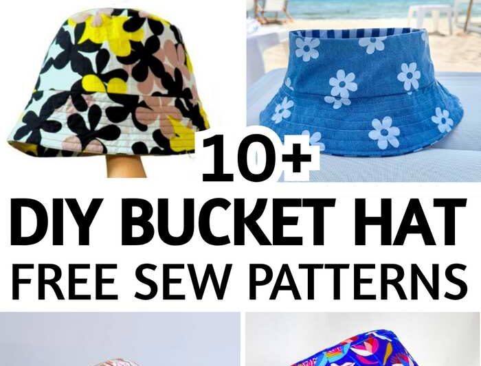 Ways to Sew Bucket Hat with FREE PATTERNS