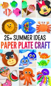 DIY THESE Easy Paper Plate Summer Crafts