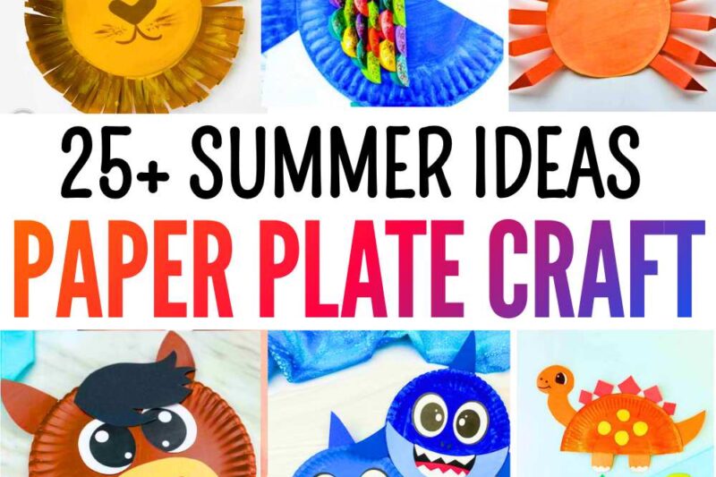 DIY THESE Easy Paper Plate Summer Crafts
