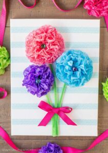 Try these DIY Tissue Paper Crafts for this Summer