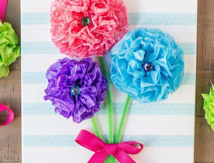 Try these DIY Tissue Paper Crafts for this Summer