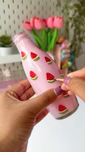 How to Paint a Glass Bottle & Make Watermelon Flower Vase
        
            
            
                Reference Images: Artikate for Artists via YouTube
            
        
        
            
            
            
                Author: Talha