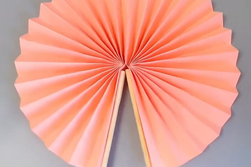 How to Make Beautiful Foldable Paper Fan For Summer