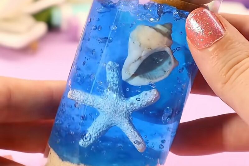 DIY Ocean Jar Decor & Sensory Bottle with Beach Keepsakes