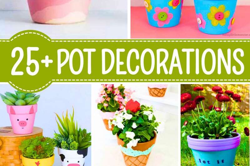 Ways to Paint Plant Pot For Summer