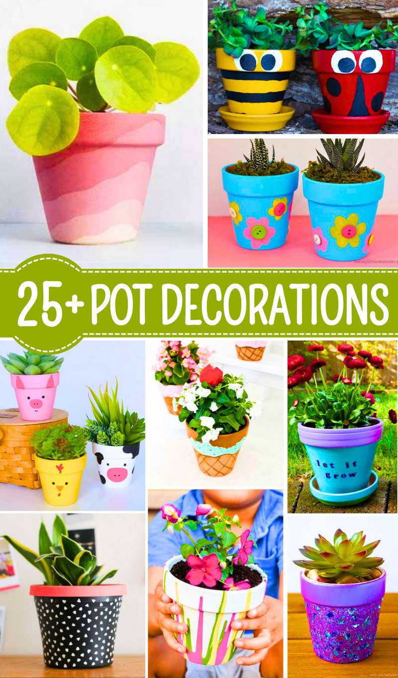 diy pot decorations