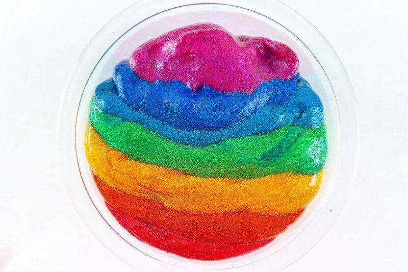 How to Make A Rainbow Slime without Borax